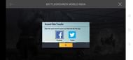Players need to select the social media account they used for PUBG Mobile